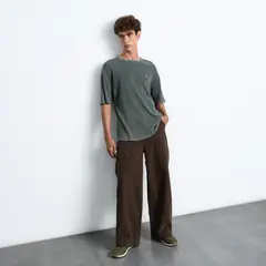 DENIMLAB - Pantalón 5 Bolsillos Hombre Baggy