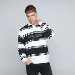 DENIMLAB - Poleron Hombre De Rayas De Algodón