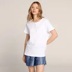 BLU - Camisa de dormir para Mujer Manga larga