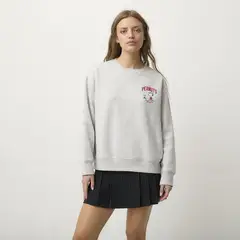 SYBILLA - Hoodie Mujer Estampado De Algodón