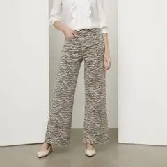 APOLOGY - Jean Wide Leg Mujer De Algodón