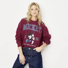 SYBILLA - Hoodie Mujer Estampado de Algodón