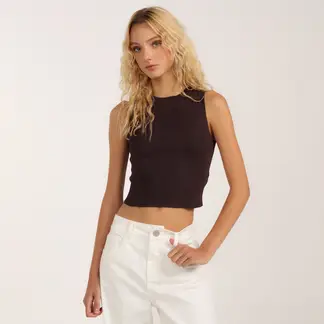 SYBILLA - Top esqueleto Mujer Tejido Sin mangas