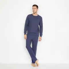 BENETTON - Pijama Hombre Largo Manga larga de Algodón