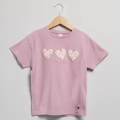 YAMP - Camiseta para Niña en Algodón