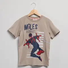 SPIDERMAN - Camiseta para Niño con Estampado de Algodón