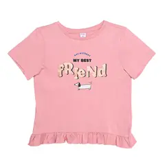 YAMP - Camiseta para Niña de Algodón