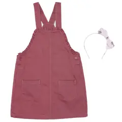 YAMP - Conjunto Vestido + Blusa manga larga para Niña en Algodón