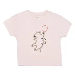 YAMP - Camiseta Manga Corta para Bebé niño con Estampado de Algodón