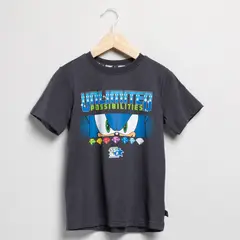 SONIC - Camiseta para Niño con Estampado de Algodón