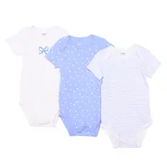 YAMP - Bodie para Bebé niña Pack de 3 de Algodón