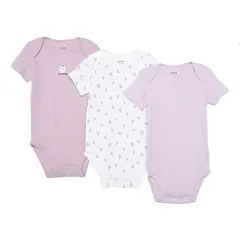 YAMP - Bodie para Bebé niña Pack de 3 de Algodón
