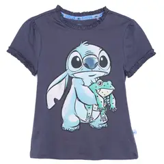 LILO & STITCH - Camiseta para Niña con Estampado Manga corta de Algodón