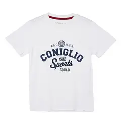 CONIGLIO - Camiseta para Niño con Estampado de Algodón