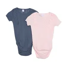 YAMP - Bodie para Bebé niña Pack de 2 de Algodón