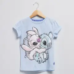 LILO & STITCH - Camiseta para Niña en Algodón