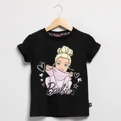 BARBIE - Camiseta para Niña en Algodón