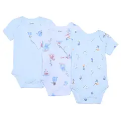 YAMP - Bodie para Bebé niño Pack de 3 de Algodón