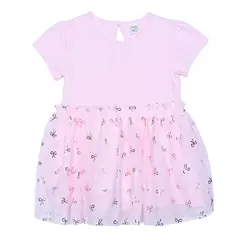 YAMP - Vestido para Bebé niña Tutú Manga corta de Algodón