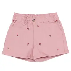 YAMP - Short para Niña Cintura elásticada de Algodón