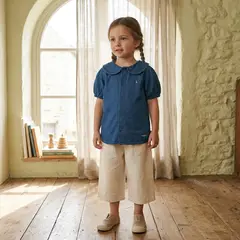 CONIGLIO - Blusa Niña Manga corta de Algodón