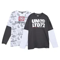 ECKO - Camiseta manga larga para Niño Pack de 2 unidades