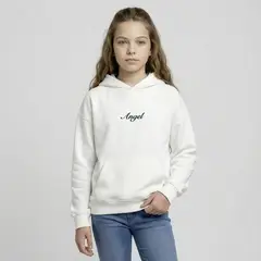 ELV - Hoodie para Niña con Estampado de Algodón
