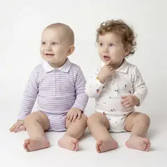 YAMP - Bodie para Bebé niño Pack de 2 unidades de Algodón