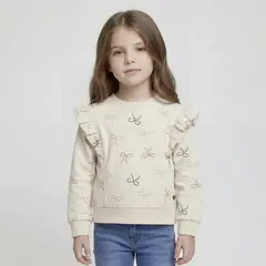YAMP - Saco para Niña con Estampado de Algodón