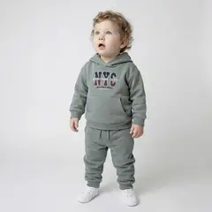 BARBIE - Conjunto Hoodie + Jogger para Bebé niño en Algodón Yamp