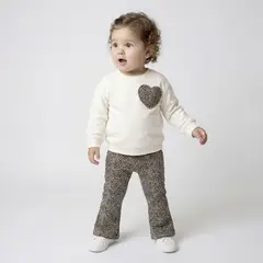 YAMP - Conjunto Saco + Pantalón para Bebé niña en Algodón