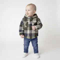 YAMP - Chaqueta para Bebé niño de Cuadros