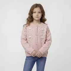 CONIGLIO - Saco para Niña con Flores