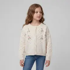 CONIGLIO - Saco para Niña con Flores