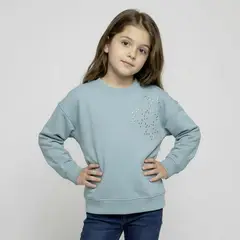 YAMP - Saco para Niña con Taches de Algodón