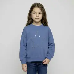 YAMP - Saco para Niña con Taches de Algodón