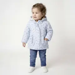 YAMP - Chaqueta para Bebé niña Acolchada