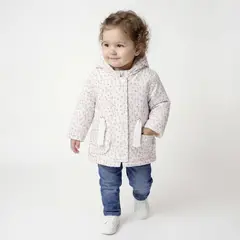 YAMP - Chaqueta para Bebé niña Acolchada