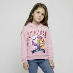 PAW PATROL - Saco Con capucha para Niña con Estampado de Algodón