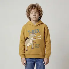 YAMP - Saco Con capucha para Niño con Estampado de Algodón