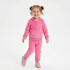 BARBIE - Conjunto Chaqueta con capucha + Jogger para Niña en Poliéster