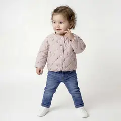YAMP - Chaqueta para Bebé niña de Flores