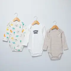 YAMP - Bodie para Bebé niño Pack de 3 unidaes de Algodón