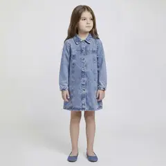 YAMP - Vestido para Niña en Algodón
