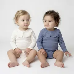 YAMP - Bodie para Bebé niña Pack de 2 unidades de Algodón