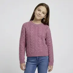 ELV - Saco para Niña Trenzado