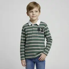 CONIGLIO - Camisetas polo para Niño con Logo Manga larga de Algodón
