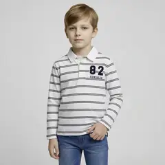 CONIGLIO - Camiseta polo para Niño con Logo Manga larga de Algodón