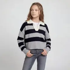 ELV - Saco para Niña con Rayas