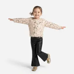 BARBIE - Saco para Niña con Lentejuelas